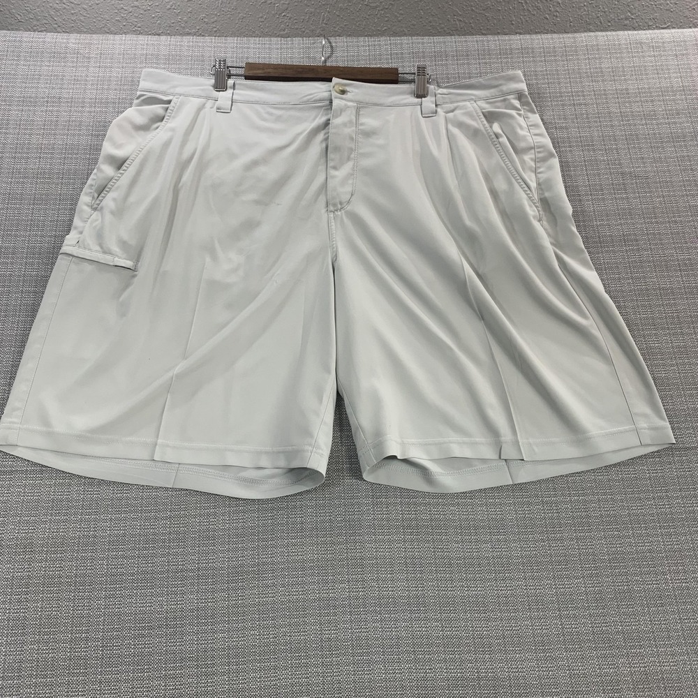 Columbia PFG Shorts Mens 42 Gray Omni-Shield Fishing Performance 10 Inseam